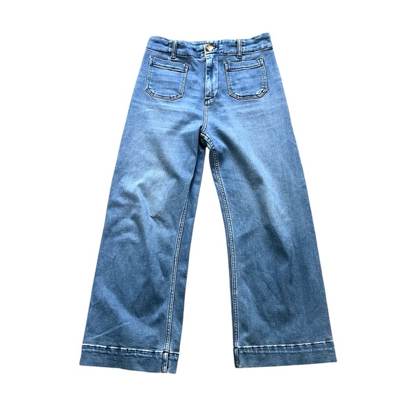 Mica Denim - Cropped Wide Leg sailor jeans - Picture 1 of 4